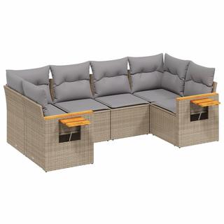 VidaXL set divano da giardino Polirattan  