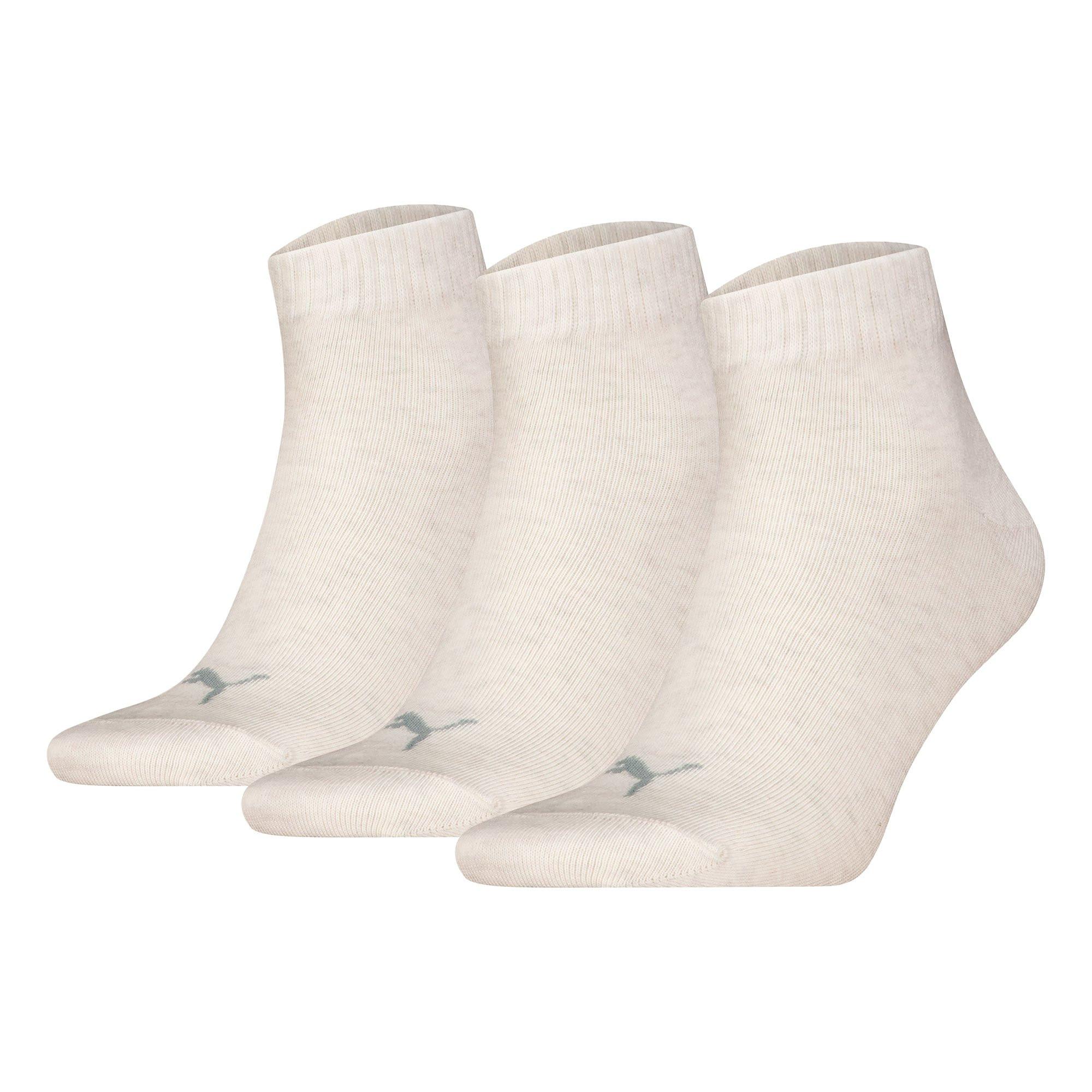 PUMA Quarter Plain 3P Chaussettes Multipack  