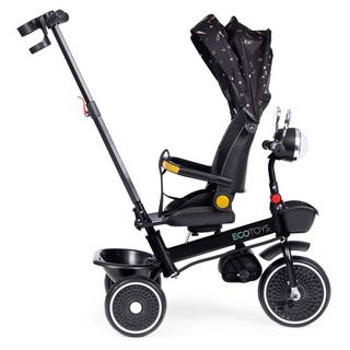 Northix  Dreirad-Kinderwagen für Kinder mit Drehsitz, Schiebegriff 