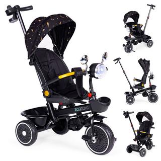 Northix  Dreirad-Kinderwagen für Kinder mit Drehsitz, Schiebegriff 