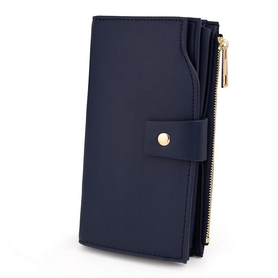 Only-bags.store Portefeuille Pochette RFID Blocking Grande Capacité Cuir Vegan  