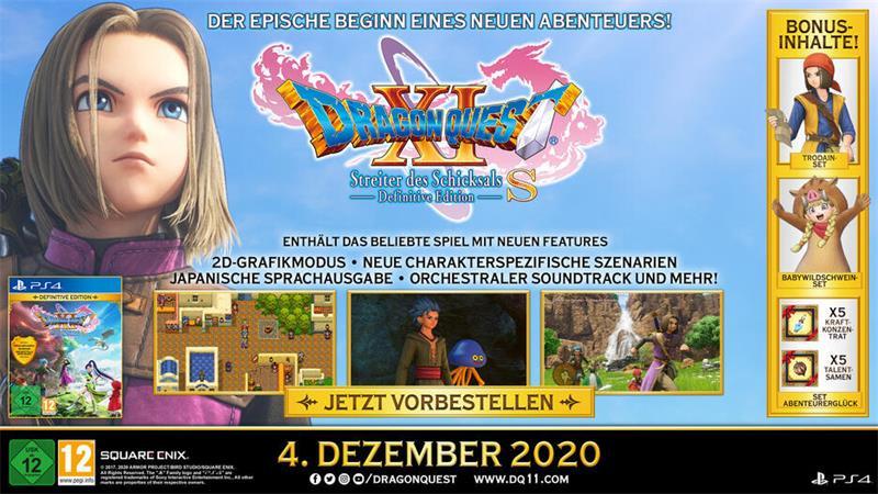 Square-Enix  Dragon Quest 11 S: Streiter des Schicksals - Definitve Edition 