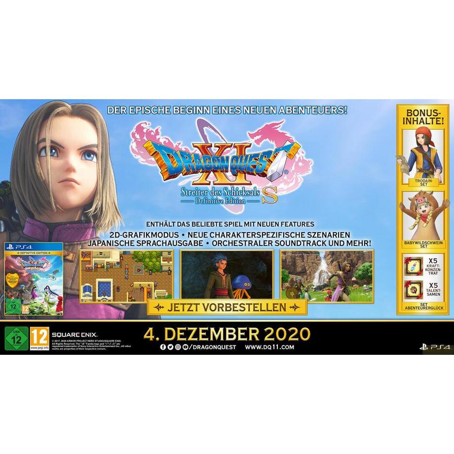 Square-Enix  Dragon Quest 11 S: Streiter des Schicksals - Definitve Edition 