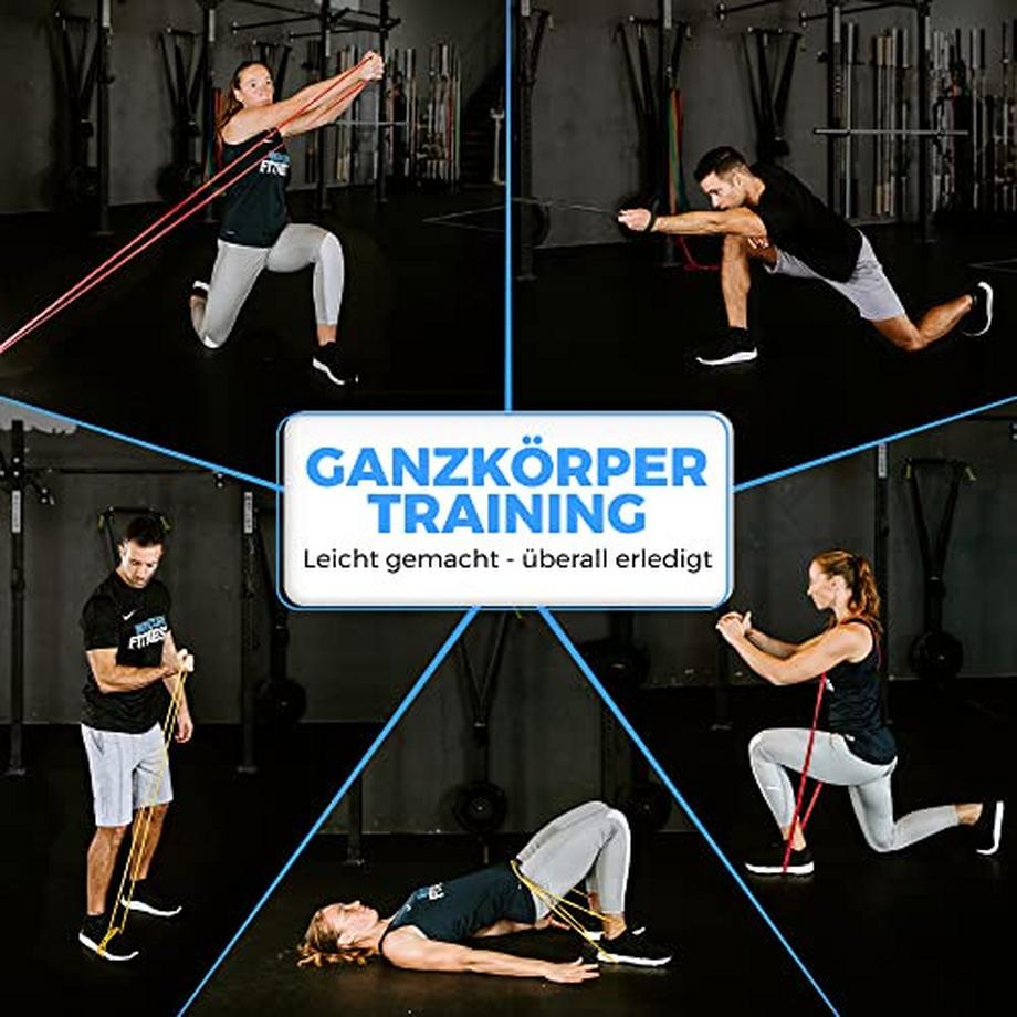 Alopini  Bande d'aide aux tractions Bandes de résistance épaisses, longues et élastiques pour le crossfit, les tractions, les étirements. Bandes d'étirement bande élastique de traction 