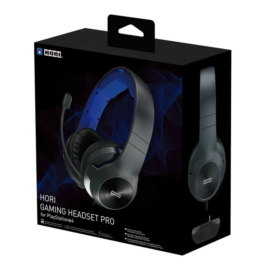 Hori  Pro Casque Avec fil Arceau Jouer Noir, Bleu 