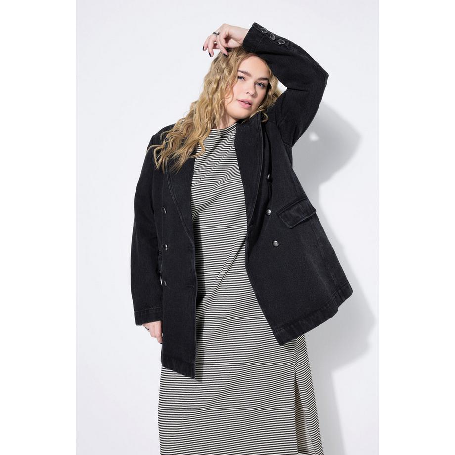 Studio Untold Jeans Loose Shape Zweireiher Blazer  