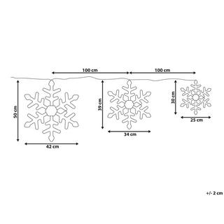 Beliani Decorazione da appendere all'aperto en Ferro Retrò LOHELA  