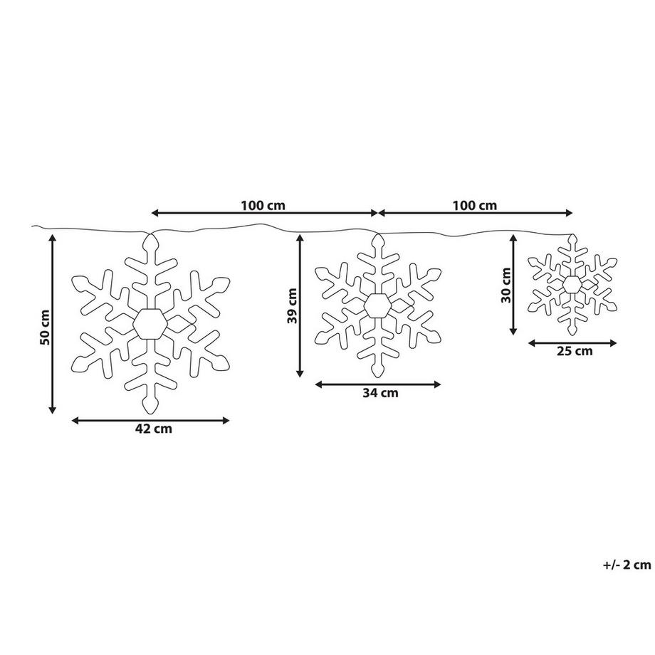 Beliani Decorazione da appendere all'aperto en Ferro  LOHELA  