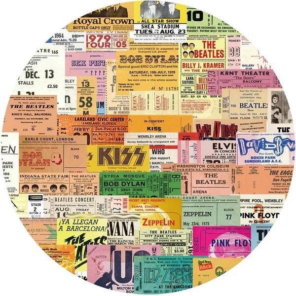 Image of 50x Aufkleber – Retro-Konzertkarten 50x Aufkleber – Retro-Konzertkarten