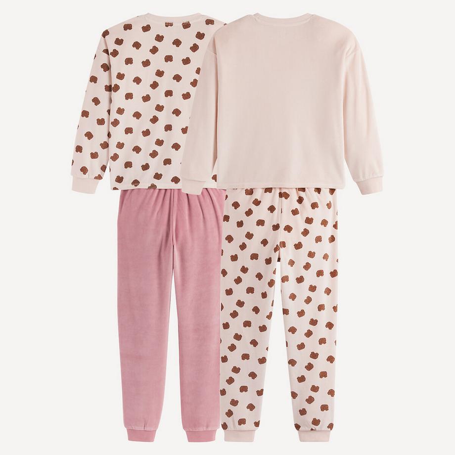 La Redoute Collections  2er-Set Schlafanzüge aus Samt 