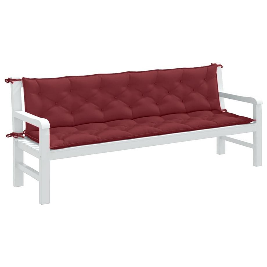 VidaXL Coussin de banc de jardin tissu  