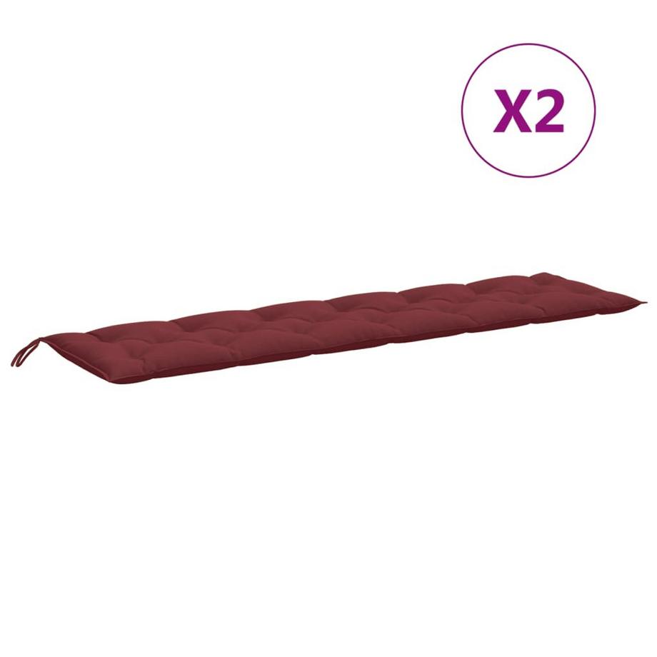 VidaXL Coussin de banc de jardin tissu  