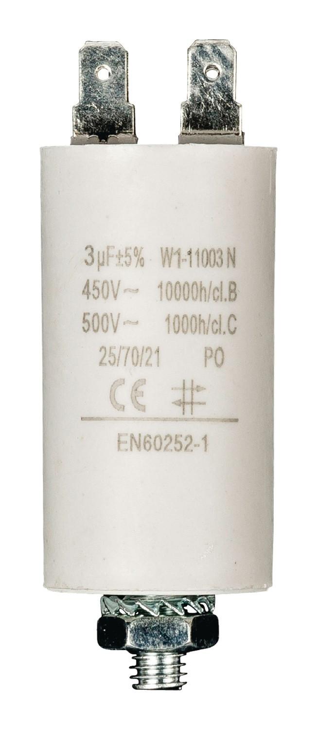 Image of Kapacitor 450v + Erde 3.0uf / 450 V + Aarde Unisex