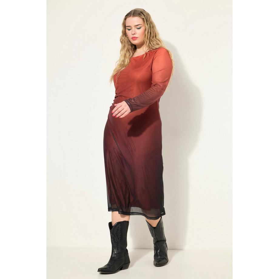 Studio Untold Robe maxi en mesh coupe Slim Shape avec drapé  