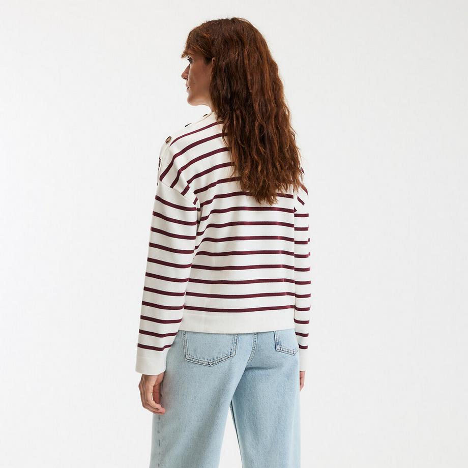 La Redoute Collections Gestreifter Matrosenpullover  