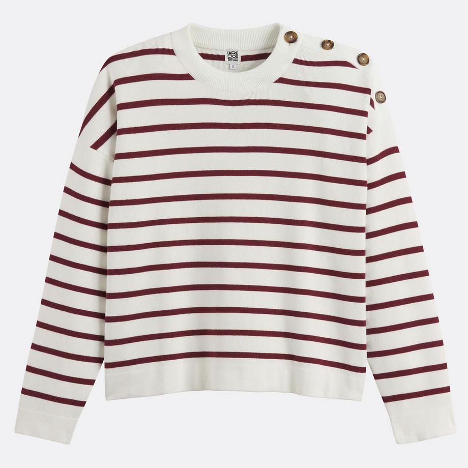 La Redoute Collections Gestreifter Matrosenpullover  