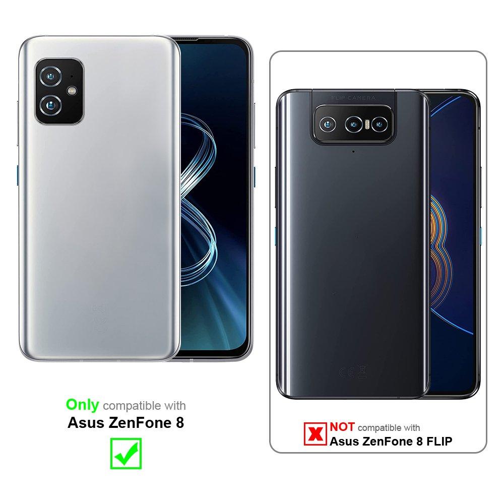 Cadorabo  Housse compatible avec Asus ZenFone 8 - Coque de protection avec fermeture magnétique, fonction de support et compartiment pour carte 