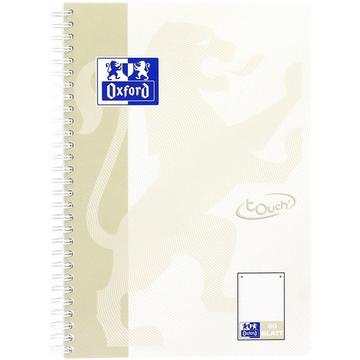 OXFORD Collegeblock TOUCH B5 400132398 dotted, light stone 80 Blatt