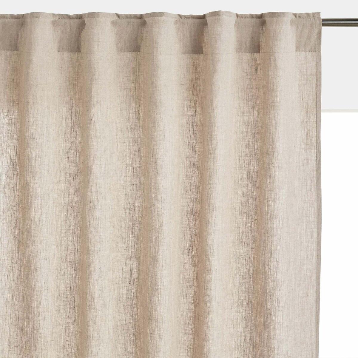 Image of Vorhang Onega Mit Verdeckten Schlaufen Unisex Beige 135x180 cm