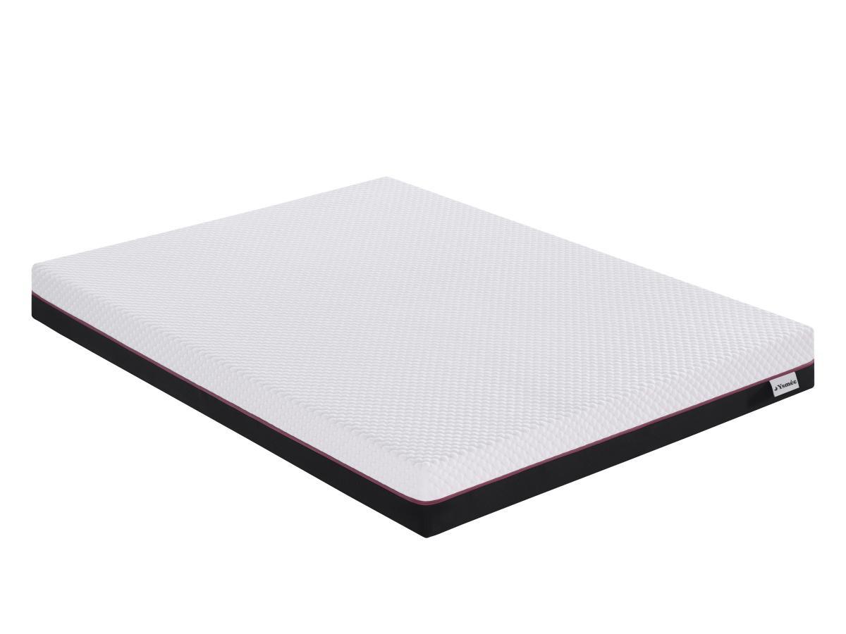 Ysmée Set 140 x 190 cm Rete contenitore Bianco + Materasso memory foam sp. 18 cm - RYZE di YSMÉE  