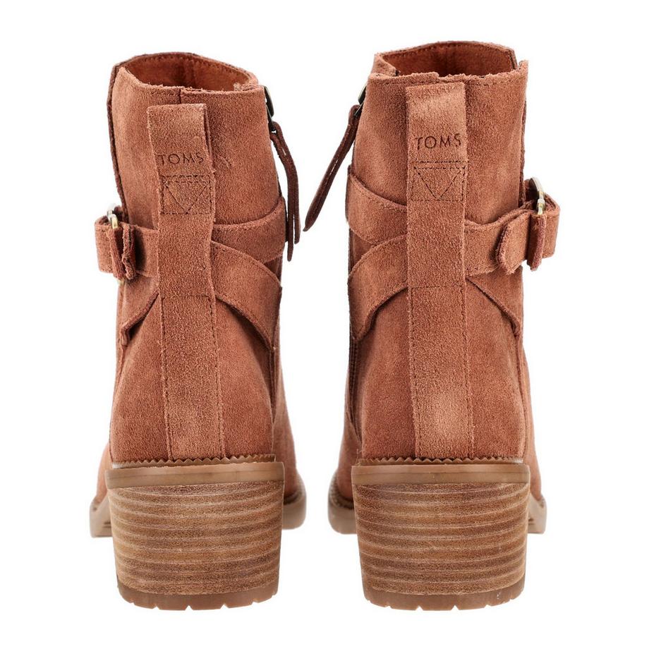 TOMS Bottine en daim avec lanière à boucle  