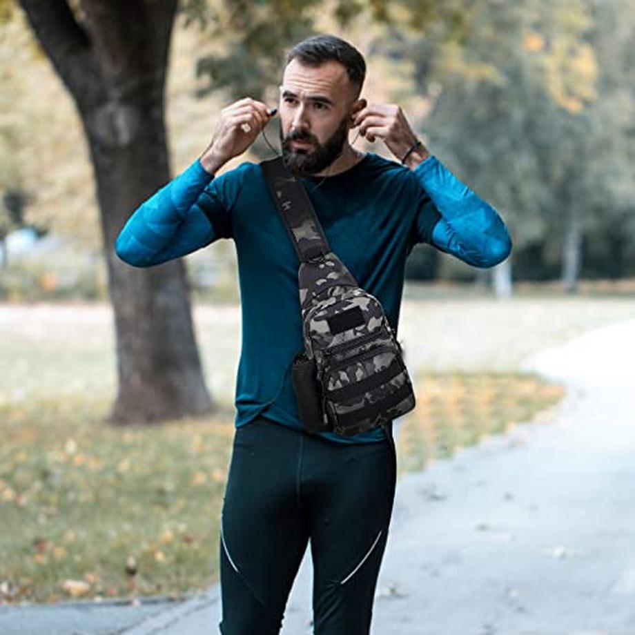 Only-bags.store Sac Tactique Poitrine Bandoulière  