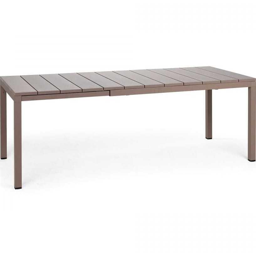 NARDI outdoor Table de jardin extensible Rio marron 140  