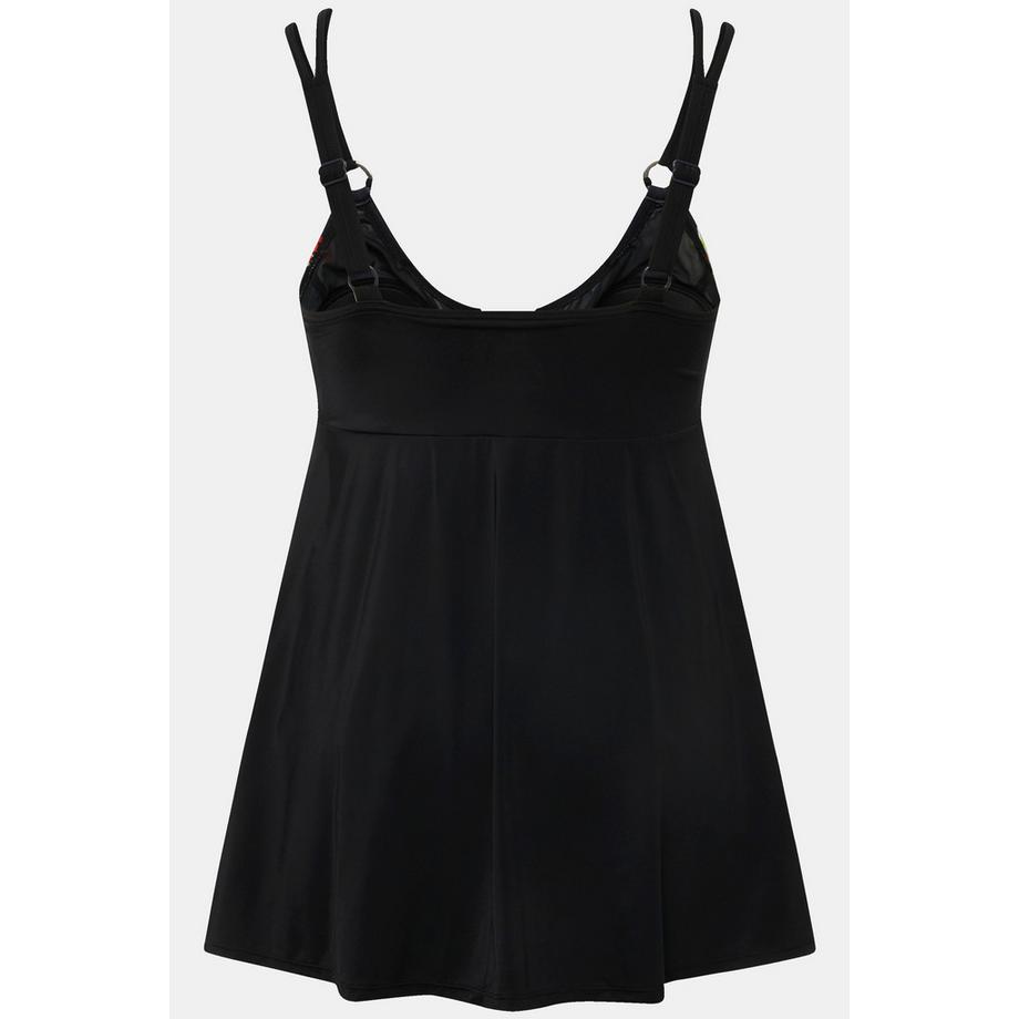 Ulla Popken Robe de bain motif citrons bonnets souples armatures  