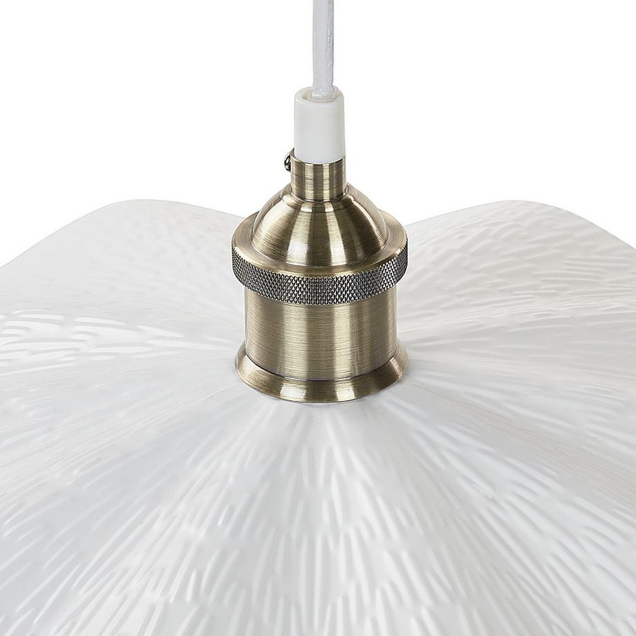 Beliani Lampe suspension en Métal  PHILS  