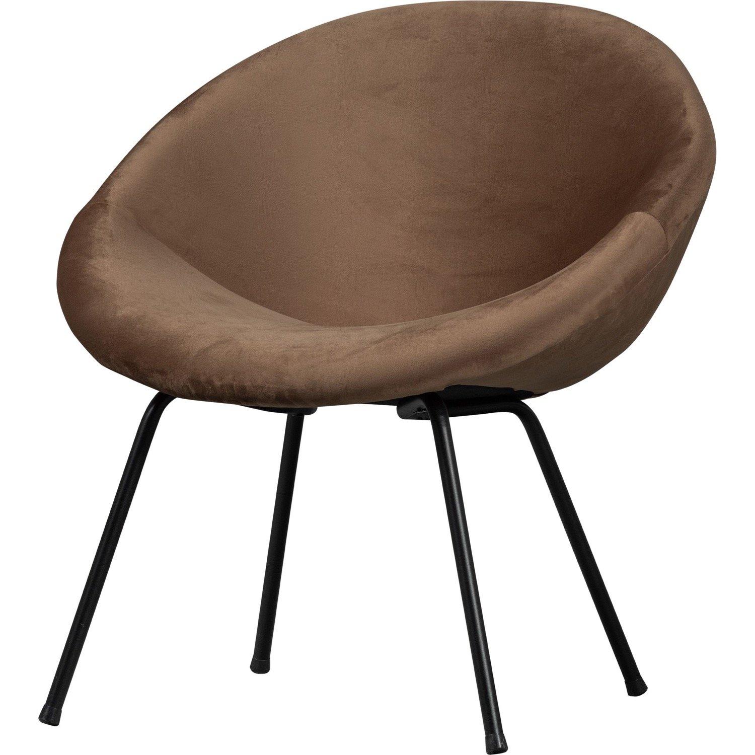 Image of Sessel Moly Velvet toffee Sessel Moly Velvet toffee