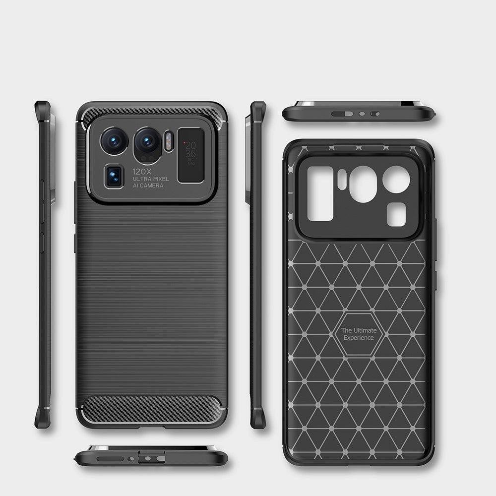 Cover-Discount  Xiaomi Mi 11 Ultra - Metall Carbon Look Hülle 