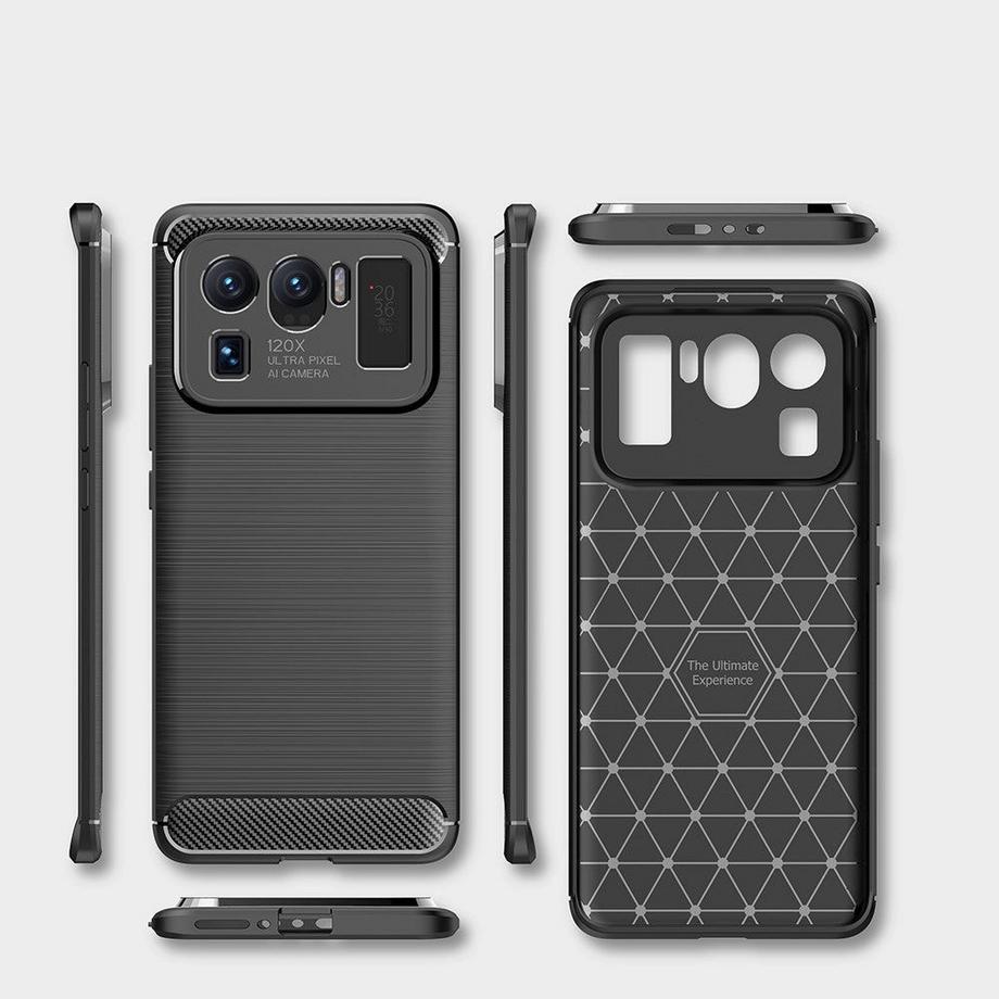 Cover-Discount  Xiaomi Mi 11 Ultra - Cover In Metallo Carbon Look 