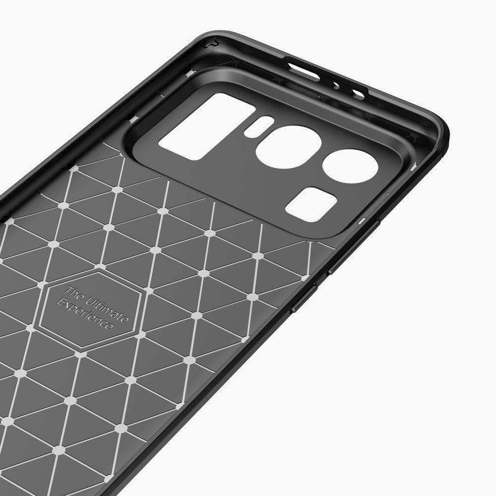 Cover-Discount  Xiaomi Mi 11 Ultra - Metall Carbon Look Hülle 