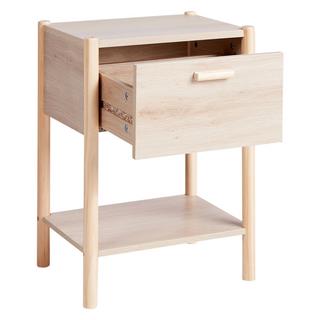 Beliani Table de nuit à 1 tiroir en MDF HOLDERVILLE  