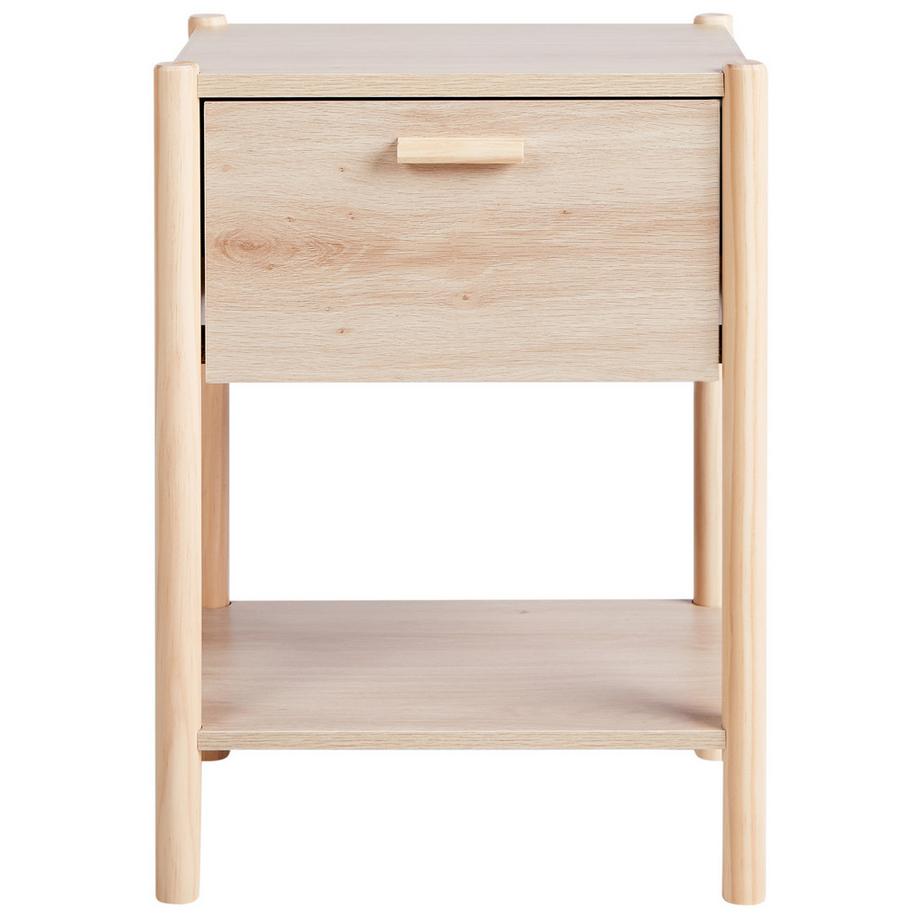 Beliani Comodino 1 cassetto en Fibra a media densità (MDF)  HOLDERVILLE  