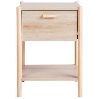 Beliani Table de nuit à 1 tiroir en MDF HOLDERVILLE  