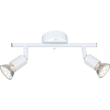 Deckenleuchte weiss 2xGU10 LED