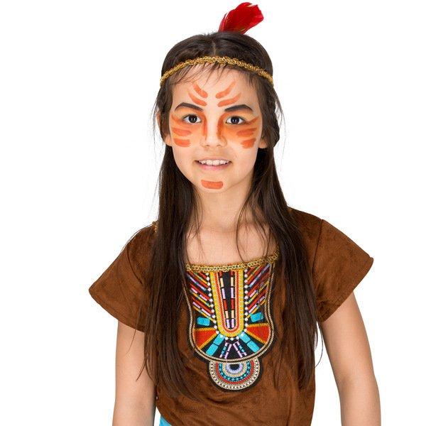 Tectake  Costume de fille indienne Petite Renarde 