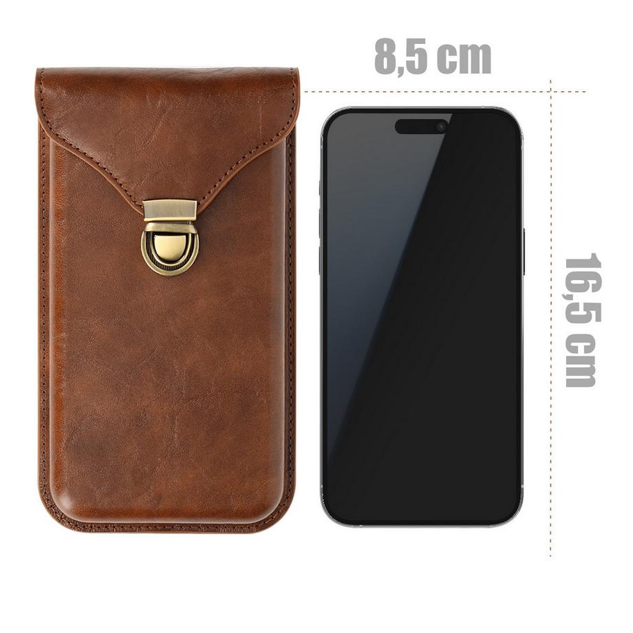 Avizar  Étui Ceinture Verticale 6.7'' Marron 