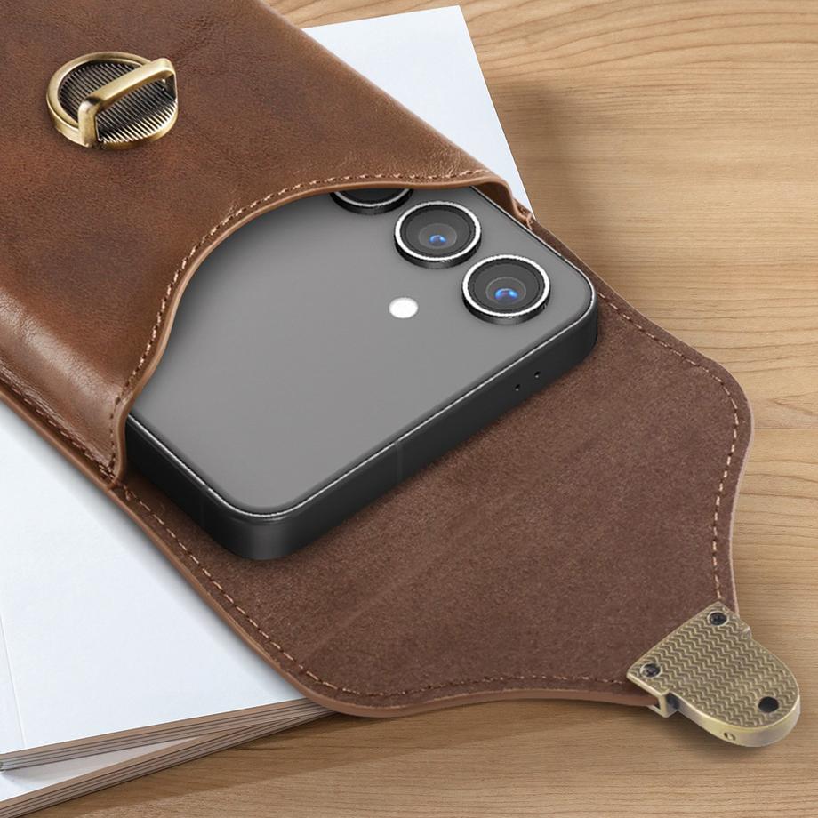 Avizar  Étui Ceinture Verticale 6.7'' Marron 