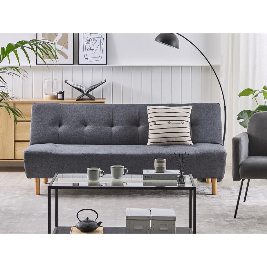 Beliani Schlafsofa aus Stoff  ALSTEN  