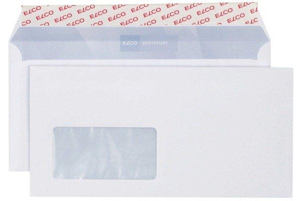 Image of ELCO Couvert Premium m/Fenster C5/6 30779 100g, weiss 500 Stück ELCO Couvert Premium m/Fenster C5/6 30779 100g, weiss 500 Stück