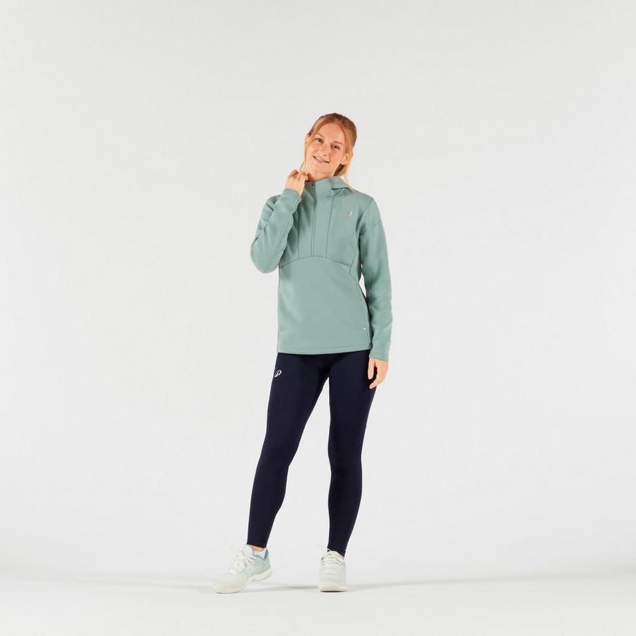 KUIKMA  Sweat-shirt tennis zippé à capuche femme 
