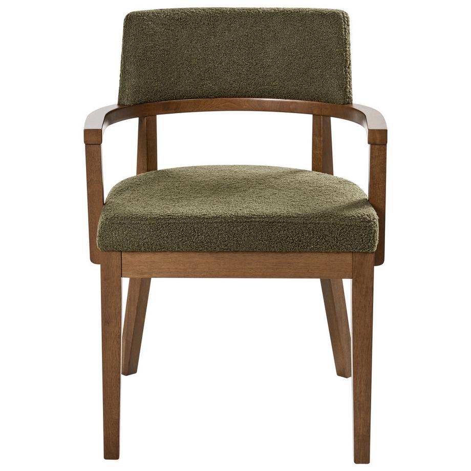 Beliani Lot de 2 chaises de salle à manger en Bouclé Rétro DALBO  