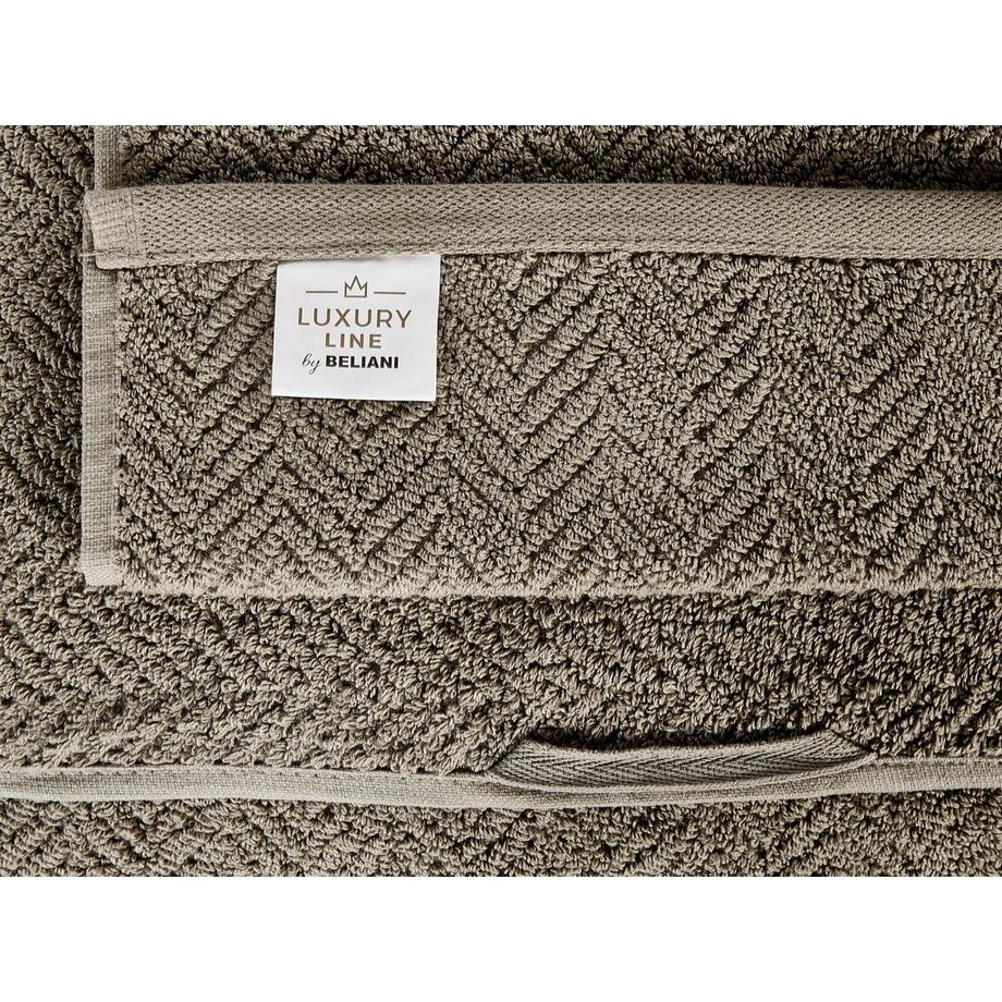 Beliani Handtücher im 2er Set aus Baumwolle MITIARO  