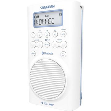 Sangean H205D Radio da bagno DAB+, FM Bluetooth impermeabile Bianco
