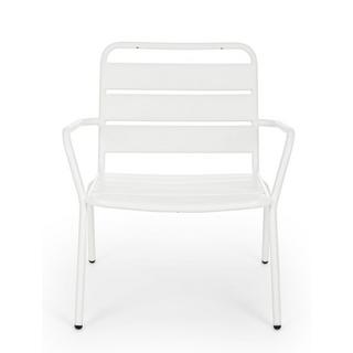 mutoni Fauteuil de jardin Marlyn blanc  