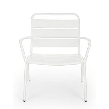 Fauteuil de jardin Marlyn blanc