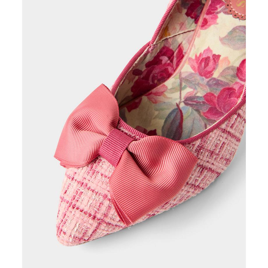 Joe Browns Tweed Schuhe mit Schleife  