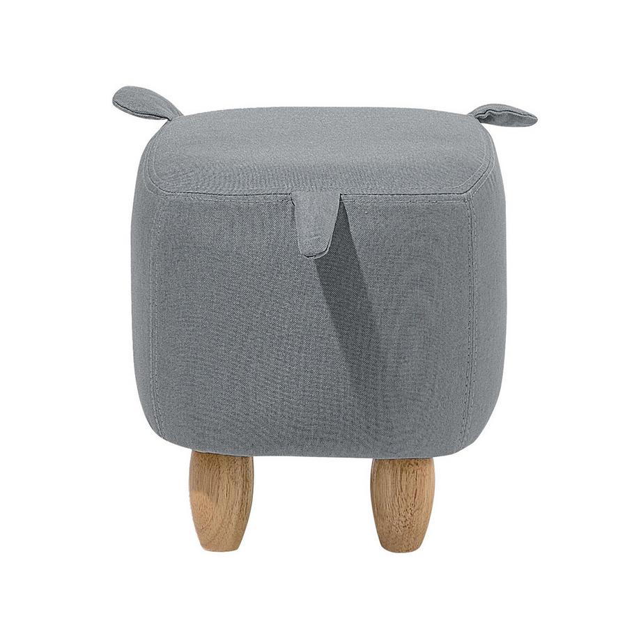Beliani Tabouret animal en Tissu Moderne PIGGY  